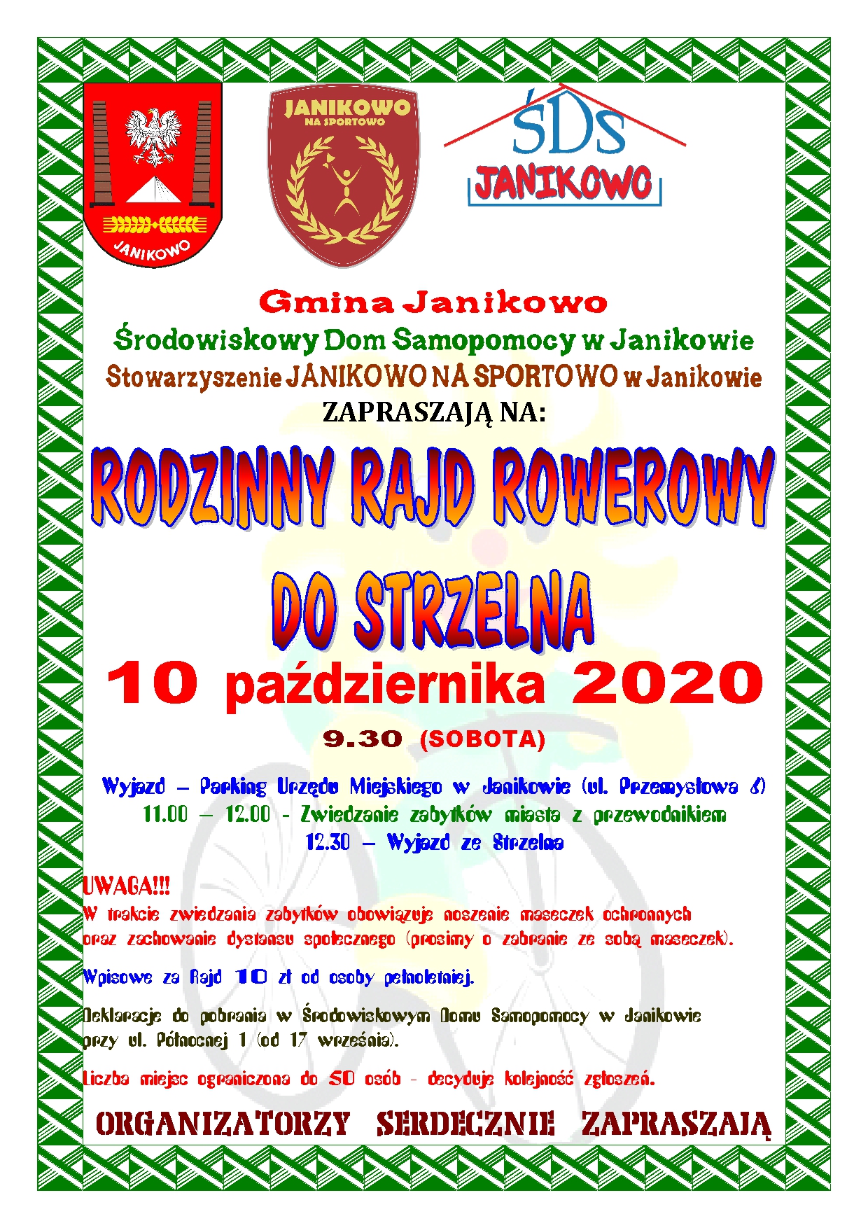 Read more about the article Rodzinny Rajd Rowerowy