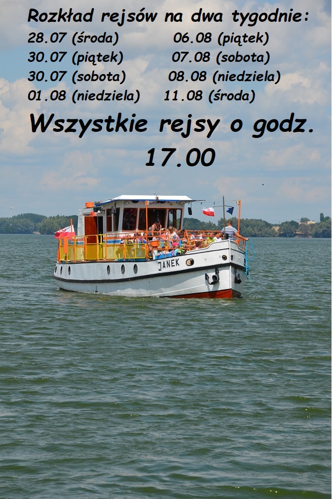 You are currently viewing Rozkład rejsów na najbliższe dwa tygodnie.