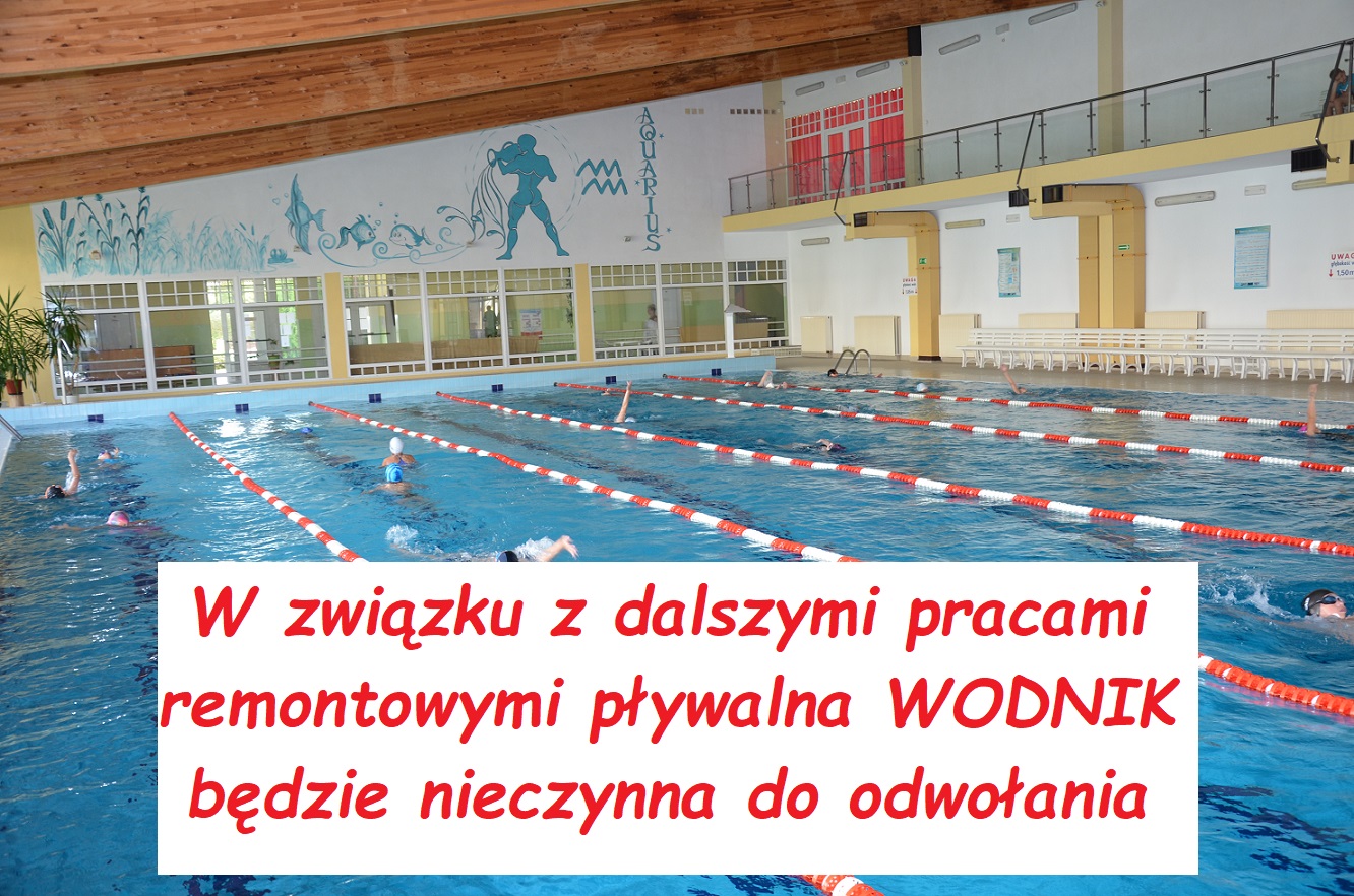 Read more about the article Pływalnia WODNIK nieczynna do odwołania